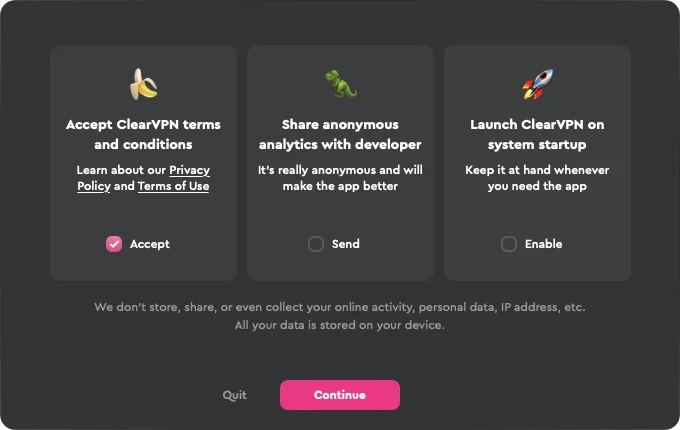 ClearVPN macOS