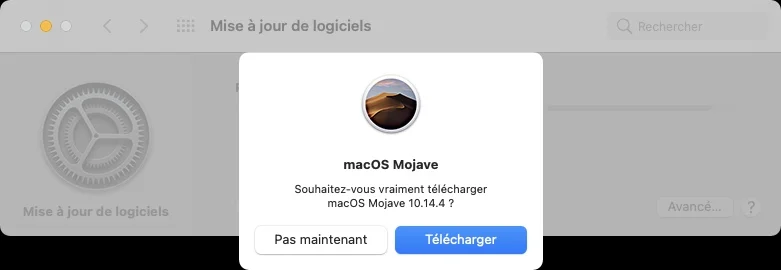 Dual boot macOS Big Sur et Mojave 10.14.4