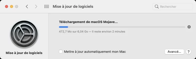 telecharger macos mojave sous macos big sur app store