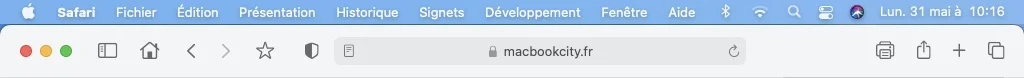 Personnaliser la barre d’outils de Safari Mac 4 barre outiis safari 14 macos