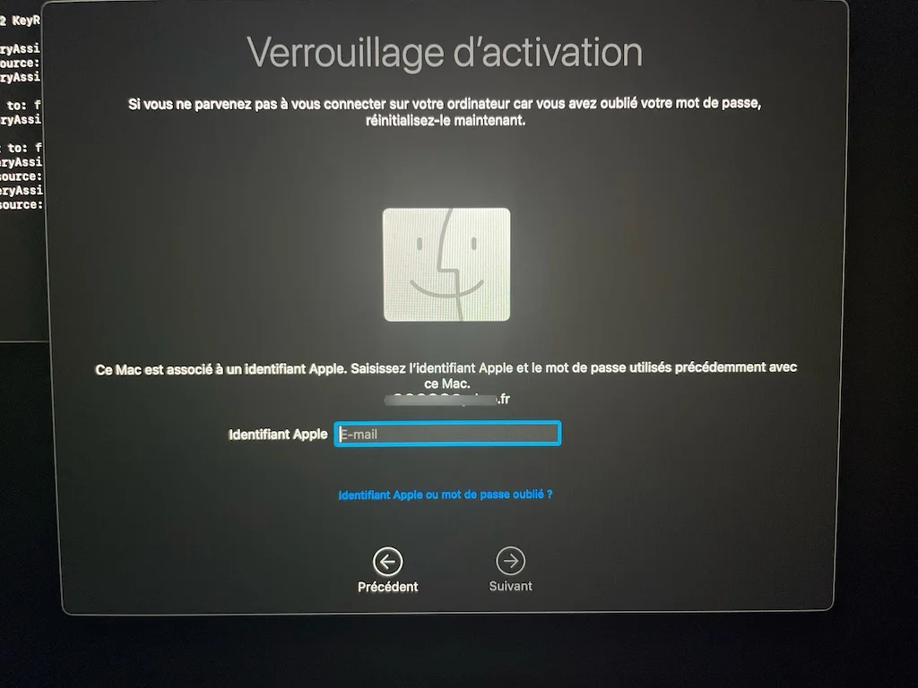 reset mac password macbook air pro m1