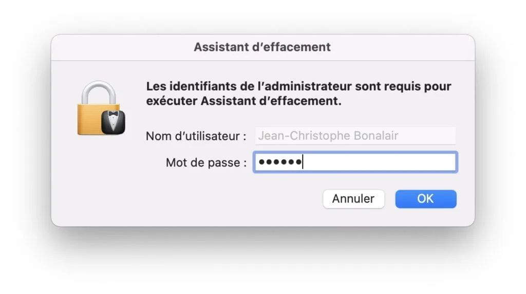 Effacer contenu et réglages sur macOS Monterey (Intel puce T2 / Apple Silicon M1) 2 supprimer donnees disque macos monterey