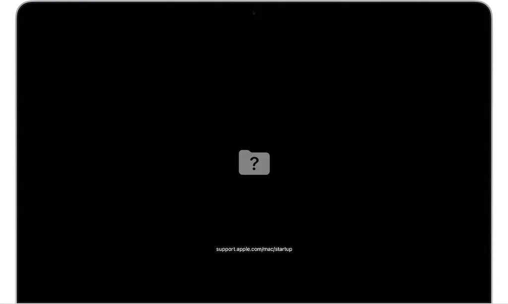 mac silicon point dinterrogation au demarrage