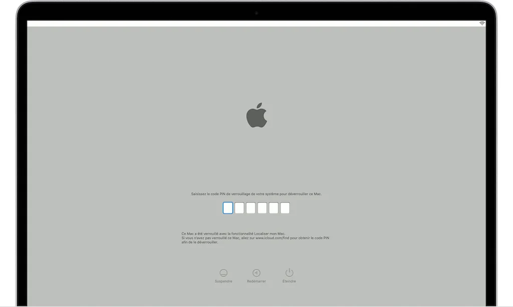 mac silicon probleme code pin verrouillage