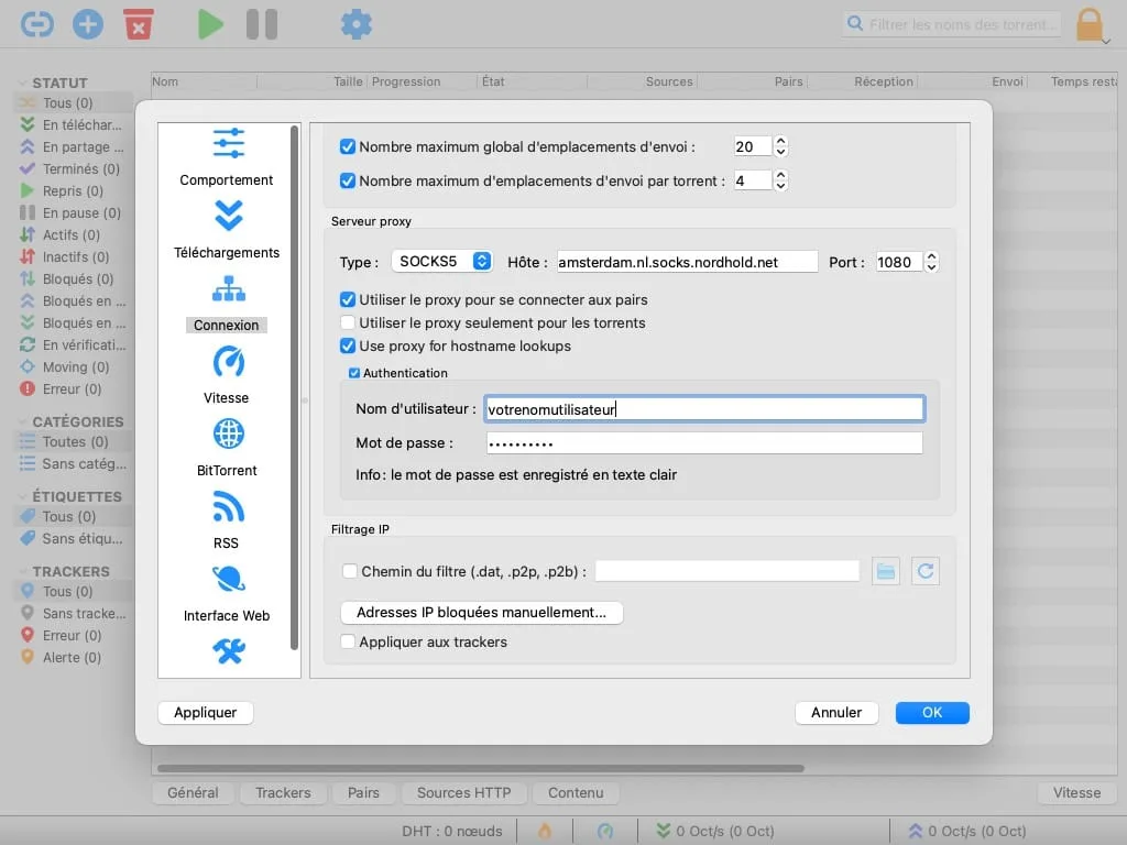 Configurer qBittorrent pour Mac Apple Silicon M1, M2... 10 configurer qbittorrent pour mac avec nordvpn