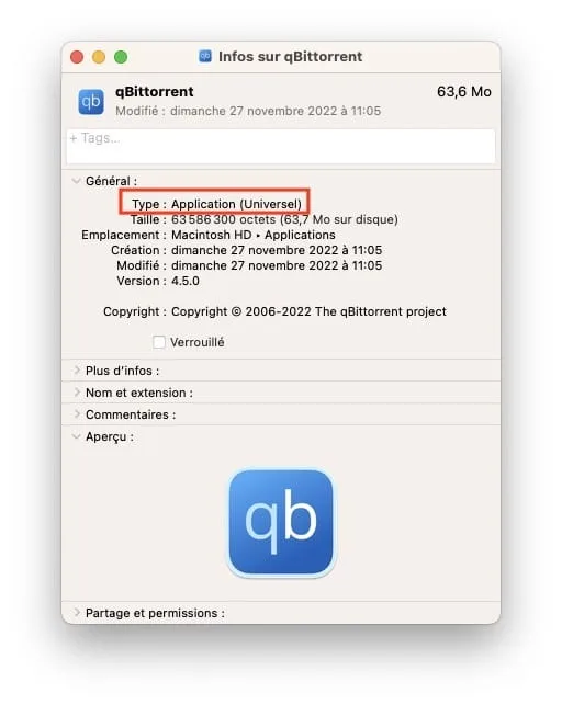 qbittorrent app mac universel