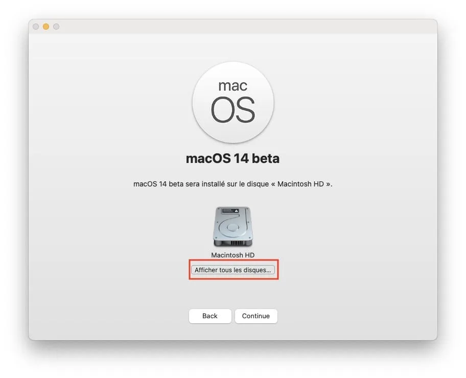 Comment installer macOS Sonoma sur un disque externe (dual boot) 4 double demarrage ventura sonoma