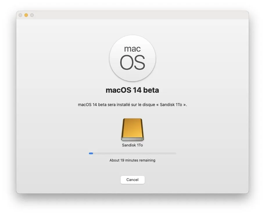 Comment installer macOS Sonoma sur un disque externe (dual boot) 6 installer macOS Sonoma sur un disque usb