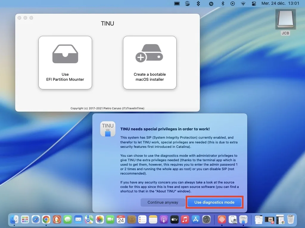 Créer une clé USB bootable macOS de Lion à Tahoe avec TINU (Open Source) 1 TINU Mac