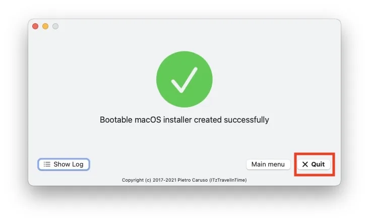 Créer une clé USB bootable macOS de Lion à Tahoe avec TINU (Open Source) 10 bootable macos installer