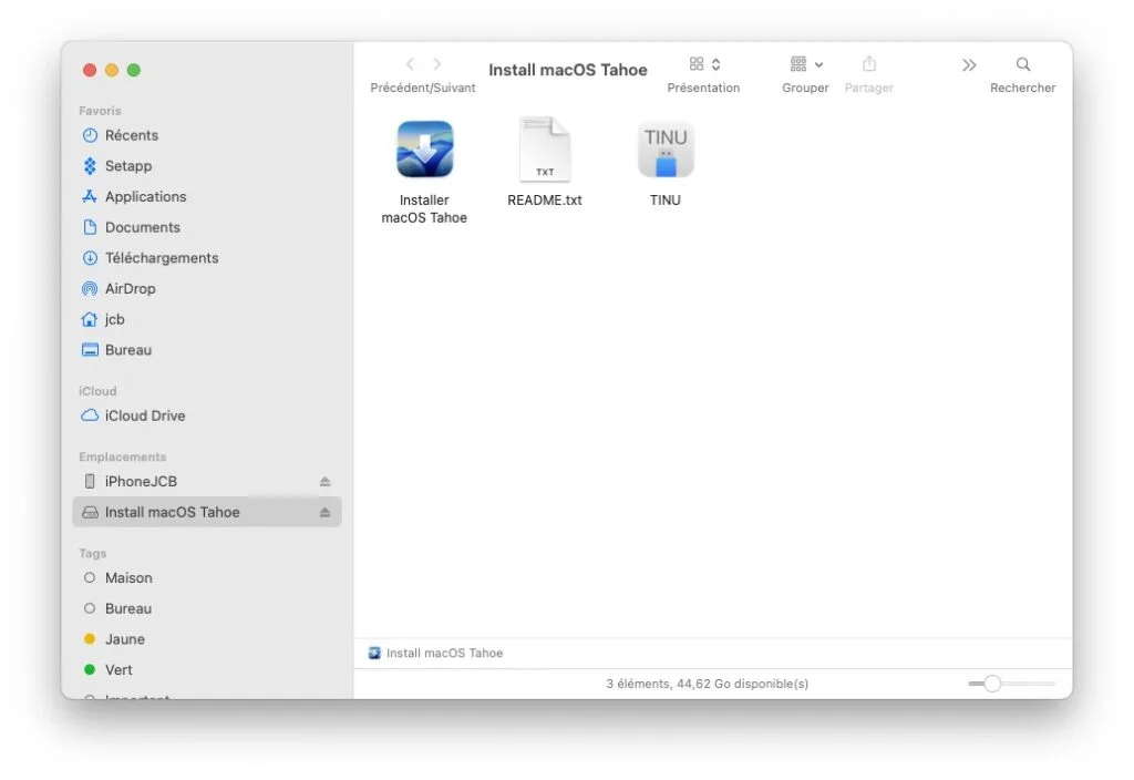 Créer une clé USB bootable macOS de Lion à Tahoe avec TINU (Open Source) 11 comment faire une cle usb bootable macos tahoe sans le terminal