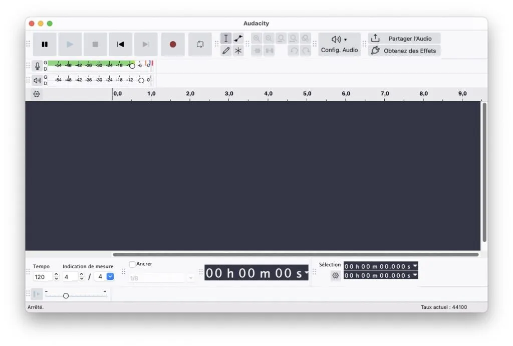 Comment enregistrer un podcast sur Mac avec Audacity 3 activer le monitoring silencieux