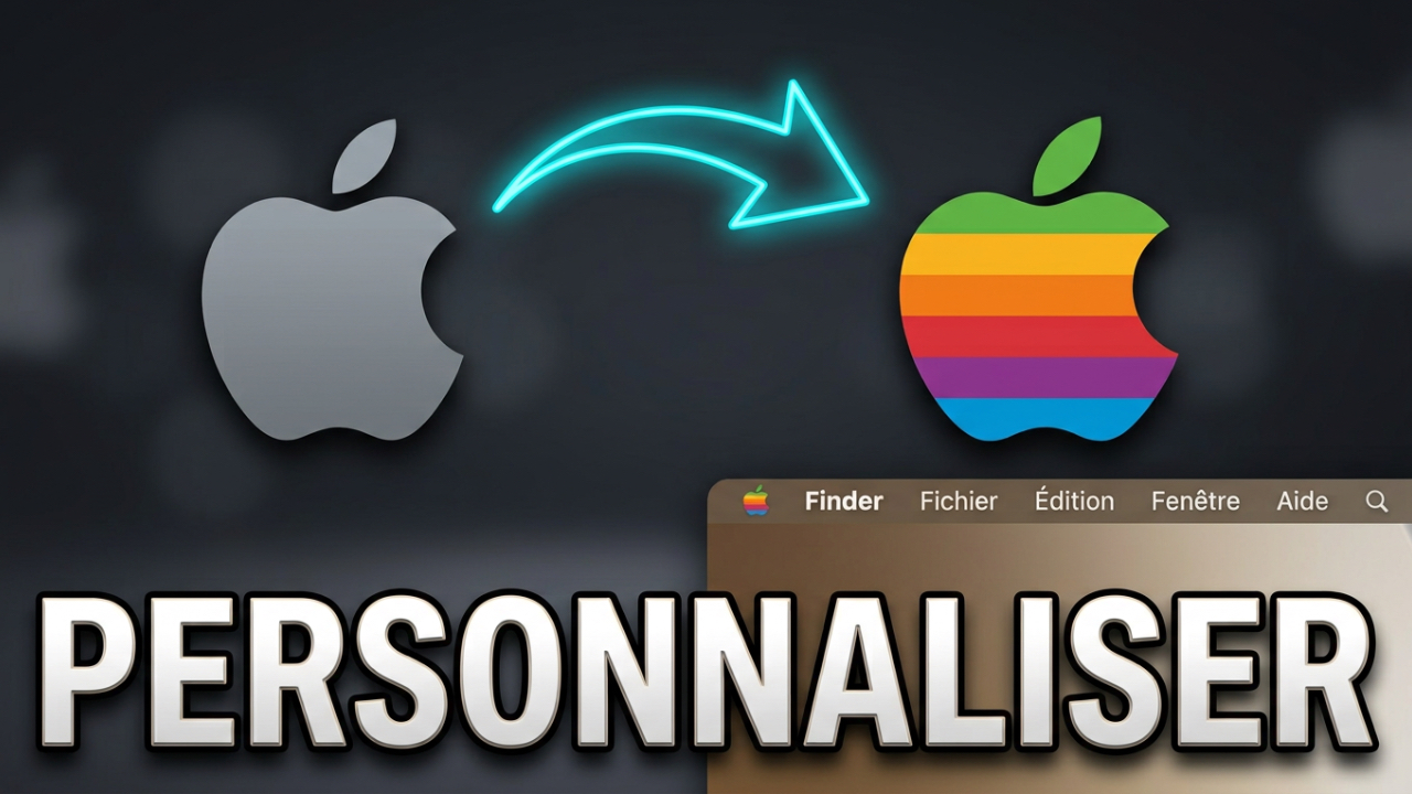 Comment changer le logo Apple de la barre des menus du Mac